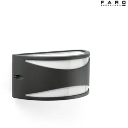 Faro Outdoor Wandleuchte BONN E27, IP44, dunkelgrau FAR-70697