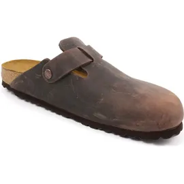 Birkenstock Boston Nubukleder geölt schmal habana 38