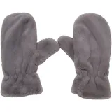 URBAN CLASSICS Teddy Mitten Handschuhe - Grau - S/M