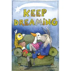 LuckyLinde Wanddekoobjekt »Der kleine Bär und der kleine Tiger mit Freunden«, (1 St.), Exklusive JANOSCH Kindermotive, Stahlschild LuckyLinde bunt