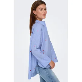 Only Hemdbluse ONLNEW LINA GRACE Blau M