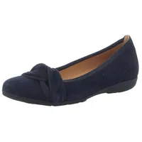 Gabor Damen Klassische Ballerinas, Frauen Flats,Slipper,Ballerina-Schuhe,Ballett-Schuhe,Ballet-Flats,Ausgehschuhe,Atlantik,37.5 EU / 4.5 UK - 37.5 EU