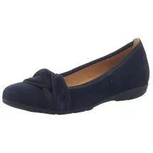 Gabor Damen Klassische Ballerinas, Frauen Flats,Slipper,Ballerina-Schuhe,Ballett-Schuhe,Ballet-Flats,Ausgehschuhe,Atlantik,37.5 EU / 4.5 UK - 37.5 EU