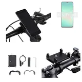 K-S-Trade Smartphone-Halterung für Samsung Galaxy A26 LATAM, (Handyhalterung das Fahrrad Halter Lenkstange Fahrradhalterung) schwarz