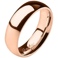 BUNGSA Fingerring 49 (15.6) Bungsa TITAN RING ROSEGOLD Damen - 4mm Ring rosé-goldenem (Ring, 1-tlg), Damen Herren rot 49 (15.6)