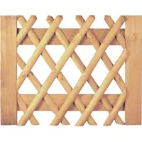 T&J Jägerzaun 100 x 80 cm braun