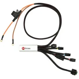Hex 4 Kanal Zubehörmanager für Motorrad 76 mm x 30 mm x 16 mm