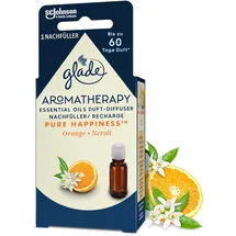 Glade Aromatherapy Essential Oils Duft-Diffuser Nachfüller, Pure Happiness, Orange Neroli, Aroma Diffuser, 17,4ml