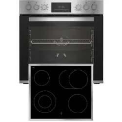 Beko BBUM12321X Kochgeräte-Set Keramik Elektrischer Ofen