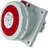 SEZ DK a.s. Einbausteckdose 63A/5P 400V IP67 Schwarz 2 St.