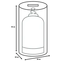 Primaster Schutzhülle für Gasflaschen 5kg