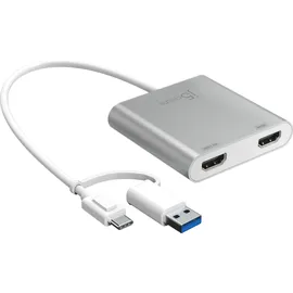 j5create USB-C® zu Dual HDMITM Multi-Monitor Adapter