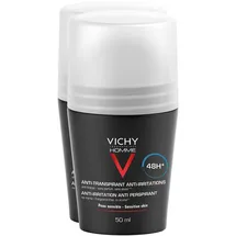 Vichy Homme Deo Anti-Transpirant 48h Roll on 2 x 50 ml
