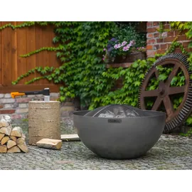 Cook King Feuerschale DALLAS Ø 85 cm Schwarz