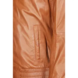 Bugatti BUSASCHA Lederjacke Cognac 52