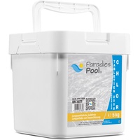 Paradies Pool Chlortabletten für Pool 200 g, Schwimmbecken, organisch, langsam löslich, Inhalt: 5 kg