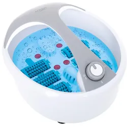 Adler AD 2177 Fußmassagegerät 450 Watt 5,6 Liter mit Akupressur-Rollen Vibration Diffusor Sprudel