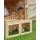 LIONTO Kleintierstall 98 x 54 x 100 cm braun