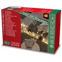 Konstsmide Kerzenlichterkette LED 10 m Warmweiß