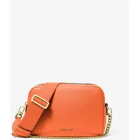 Michael Kors Bryant Medium Schultertasche Baumwolle/Leder Orange