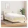 vidaXL Boxspringbett 100 x 200 cm Creme