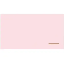 Bi-office Loop Magnetische Peony Tafel, 1500x900mm, Lackierte Stahloberfläche, Rahmellos