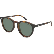 LE SPECS FIRE STARTER Unisex-Sonnenbrille Vollrand Panto Kunststoff-Gestell, braun