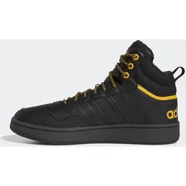 adidas Hoops 3.0 Mid Winterized Core Black / Core Black / Preloved Yellow 47 1/3