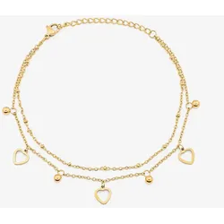 Sensora Jewelry Heart Charm Armband Gold 