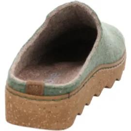 ROHDE Damen Pantoffeln Hausschuhe Softfilz Foggia 6120, Größe:38 EU, Farbe:Grün - Gr.: 38