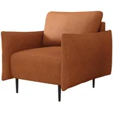 Mirjan24 Sessel Lambi Textil 98 x 85 x 90 cm Orange mit Kissen