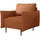 Mirjan24 Sessel Lambi Textil 98 x 85 x 90 cm Orange mit Kissen
