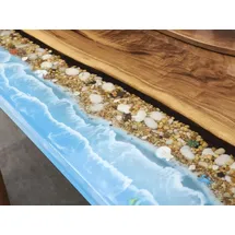 xl moebel gmbh Esstisch Wasserfall Epoxidharz 200 x 100 cm