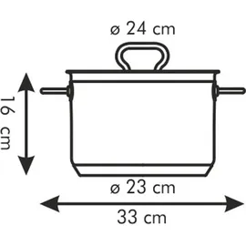 Tescoma HOME PROFI Kochtopf 24 cm rund