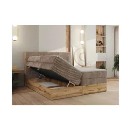 MKS Meble Wood Classic King 180 x 200 cm H3 Braun
