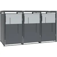 Westmann Mülltonnenbox Tonus 198 x 116 x 80 cm grau