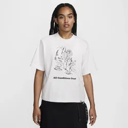 Nike ACG Grafik-T-Shirt mit weiter Passform (Damen) - Weiß, M (EU 40-42)
