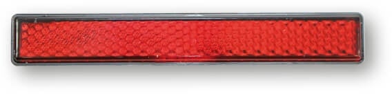 SHIN YO Reflector met schroefdraad bout, rood