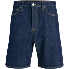 JACK & JONES "JJITONY JJORIGINAL SHORTS AM 460 SN", Herren, Gr. S, N-Gr, blau rinsed, Denim/Jeans, Obermaterial: 98% Baumwolle, 2% Elasthan, unifarben, relaxed fit kniefrei, Jeans Jeansshorts, Baumwollmischung, relaxed fit