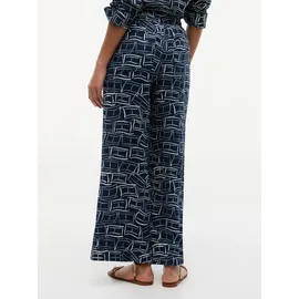 Tommy Hilfiger ESS LINEN PULL ON PANTS Lässig Schwarz 34