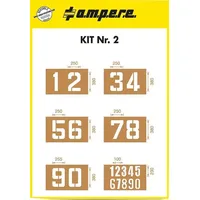 A.m.p.e.r.e A.M.P.E.R.E. Schablonenset Schablonen KIT Zahlen