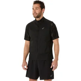 Asics Metarun Packable Laufweste Herren Weste, schwarz