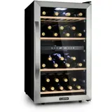 Klarstein Vinamour 45 DuoWeinkühlschrank 2 Zonen 118 Ltr / 45 Fl 5-18 °C