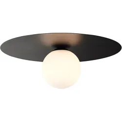 BRILLIANT Deckenleuchte "Zon", schwarz, Ø 30cm H: 13cm, Lampen, Deckenlampe, Deckenlampe Deckenleuchte