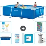 Rechteckiger Frame Pool - 300x200x75 Cm - 7-teilig  S146