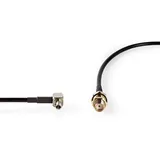 Nedis Antennenkabel - SMA-Buchse - TS9 - Vergoldet - 50 Ohm - Einzeln geschirmt - 0.20 m - Rund - PVC - Schwarz - Box