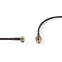 Nedis Antennenkabel - SMA-Buchse - TS9 - Vergoldet - 50 Ohm - Einzeln geschirmt - 0.20 m - Rund - PVC - Schwarz - Box