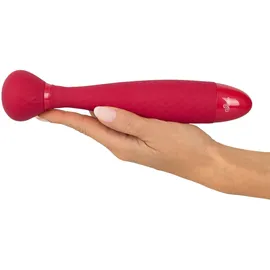 Sweet Smile Massagestab „Wand with thumping Function“, beidseitig verwendbar, rot