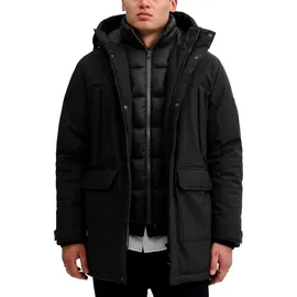 JACK & JONES Herren Softshell Parka - Black, M
