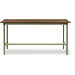 Fredericia Plan Stehtisch, modernist green / eiche geräuchert und geölt
